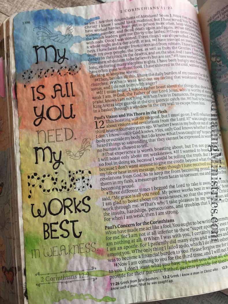 Bible Journaling for Weight Loss - 7 Bible Journaling Ideas for Weight Loss