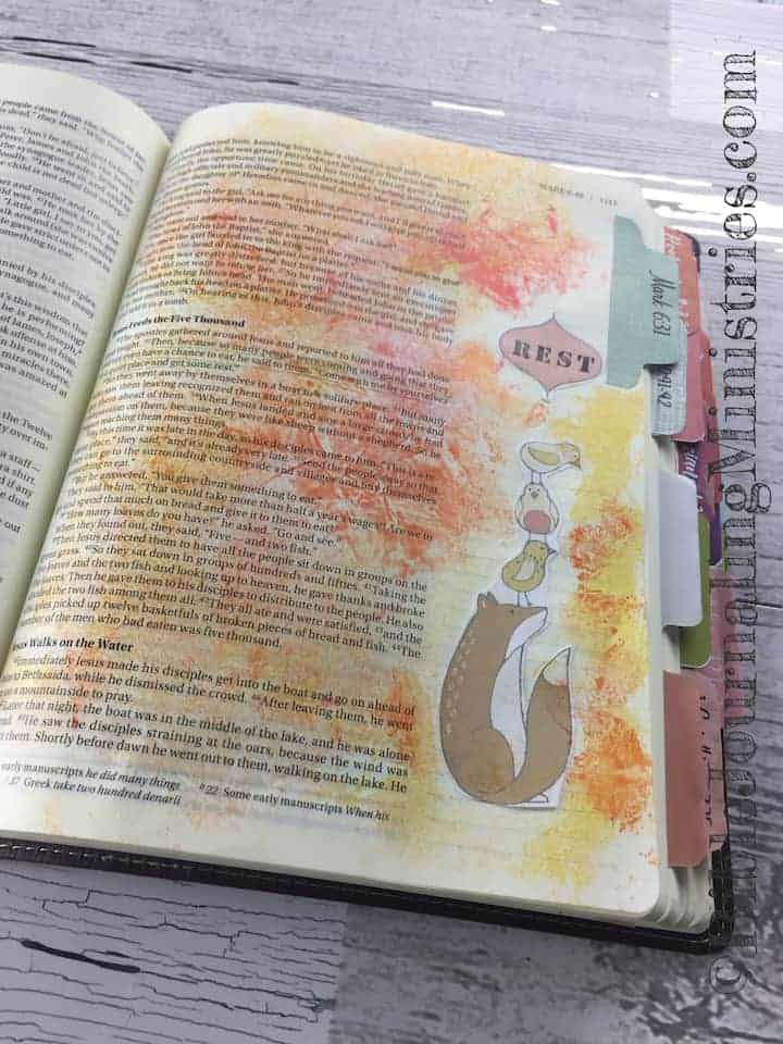 mark 6 bible journaling