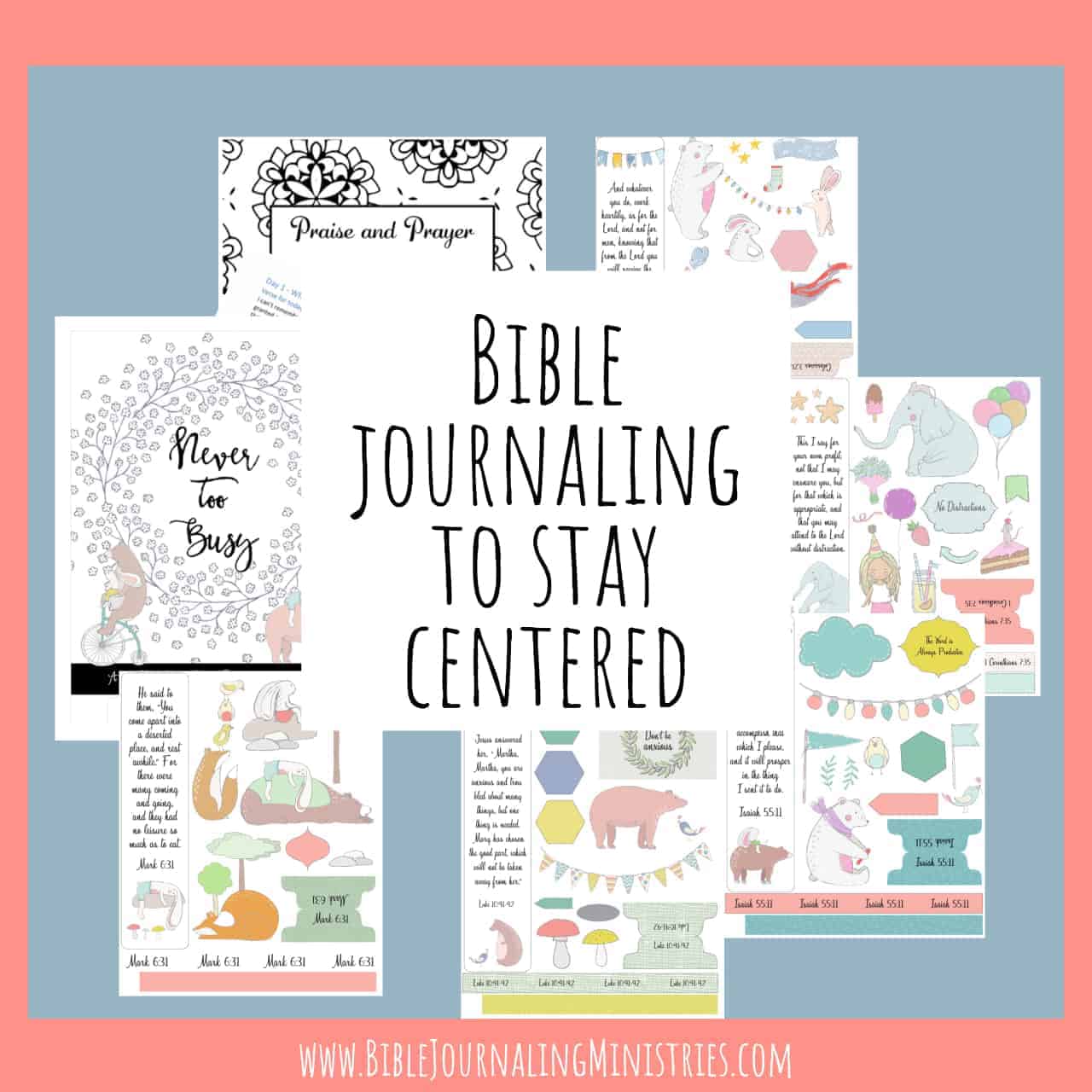 Bible Journaling to Stay Centered