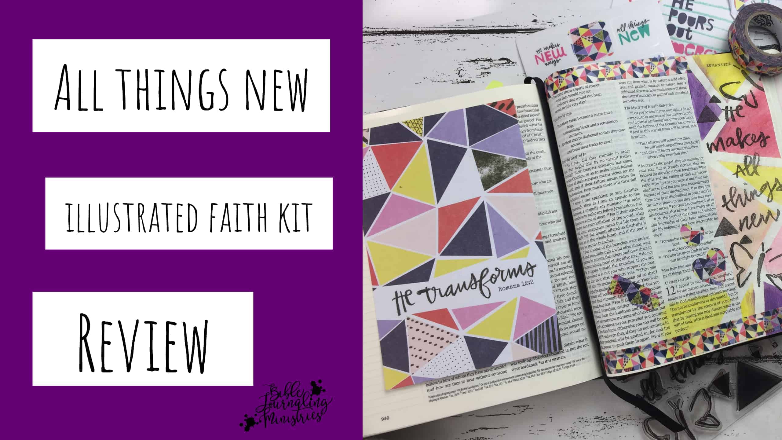 All Things Beautiful Bible Journaling Kit - Illustrated Faith