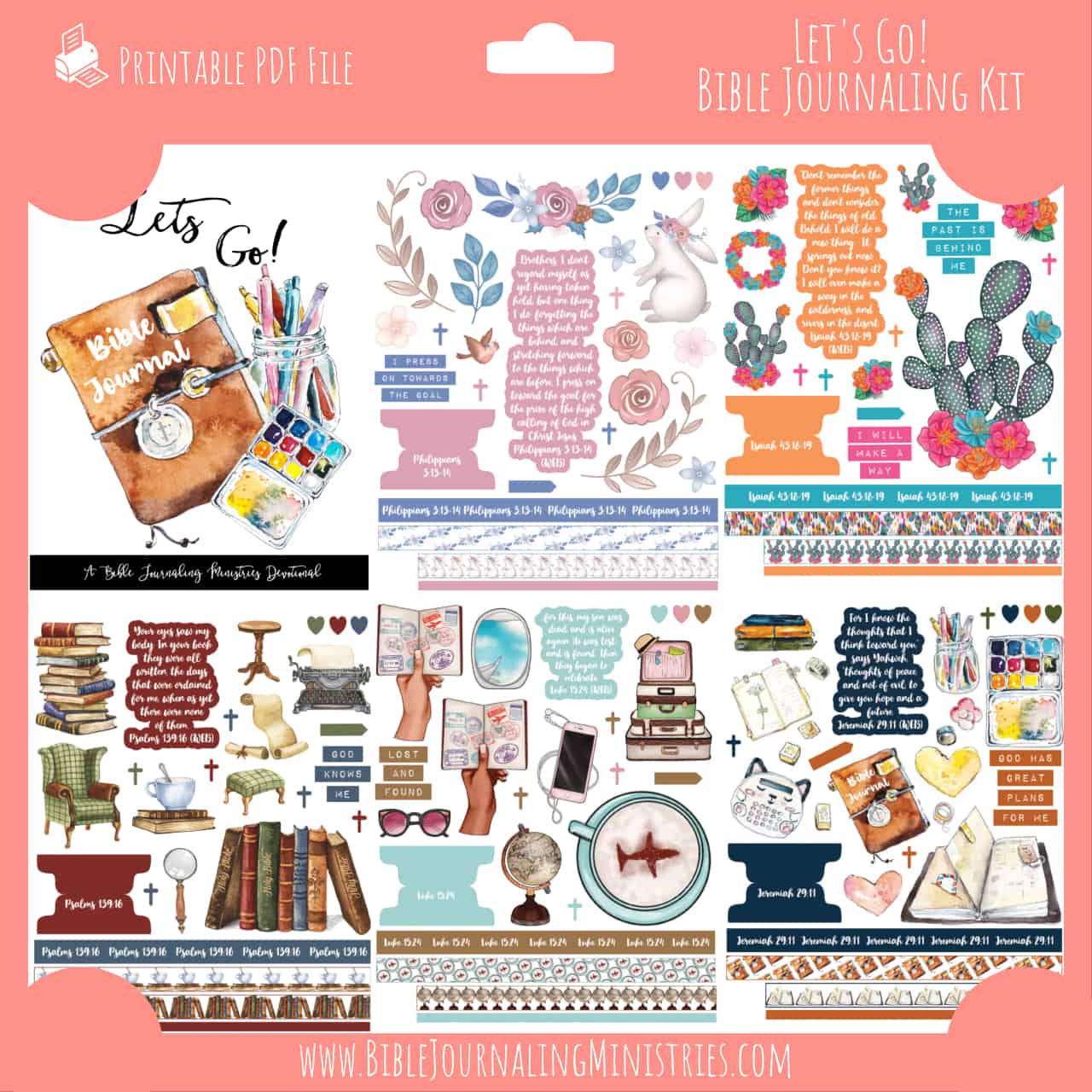 Adventures With God Journaling Kit and Devotional - July 2022 Kit